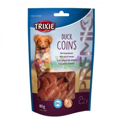 Trixie PREMIO Duck Coins Dog Treat 80 g