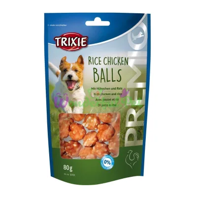 Trixie PREMIO Rice Chicken Balls Dog Treat 80 g