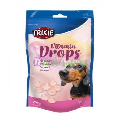 Лакомство для собак Trixie Vitamin Drops 200 г (йогурт)
