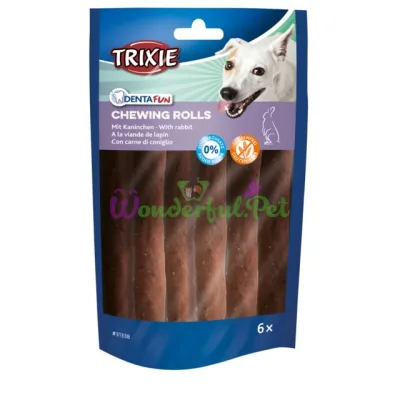 Лакомство Trixie Denta Fun Chewing Rolls Rabbit 70 г