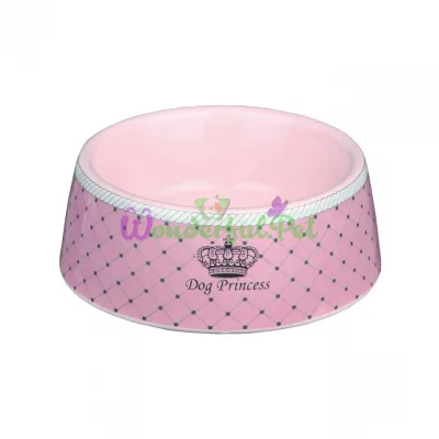 Миска керамическая Trixie Dog Princess 180 мл / 12 см (розовая)