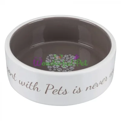 Миска керамічна Trixie Pet's Home 800 мл / 16 см (коричнева)
