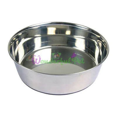 Trixie Stainless Steel Bowl with Rubber Base 1 L / 17 cm