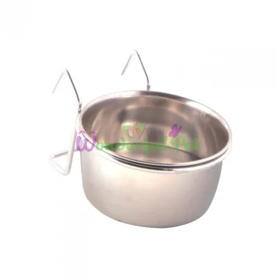 Trixie Metal Bowl with Cage Clip 150 ml / 7 cm