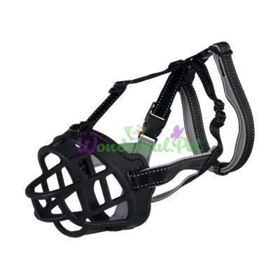 Намордник Trixie силіконовий Muzzle Flex M-L 22 см (чорний)