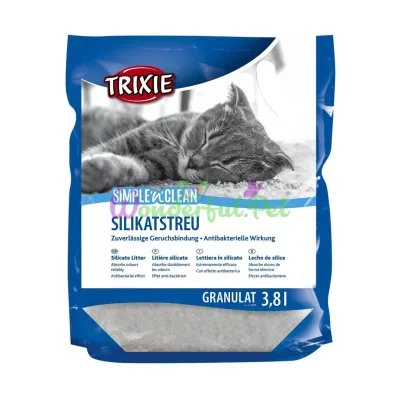 Наполнитель туалета для кошек Trixie Simple Clean 3,8 л (силикагелевый)