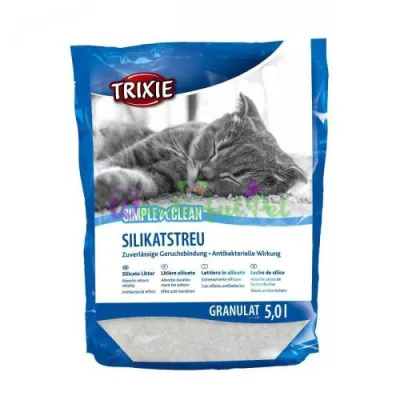 Наполнитель туалета для кошек Trixie Simple Clean 5 л (силикагелевый)