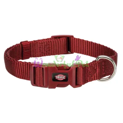 Ошейник Trixie нейлоновый Premium L-XL 40-65 см / 25 мм (бордовый) - 201700
