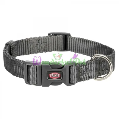 Trixie Premium Nylon Collar L-XL 40-65 cm / 25 mm (grey)