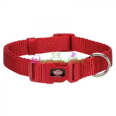 Trixie Premium Nylon Collar M-L 35-55 cm / 20 mm (red) - 201603