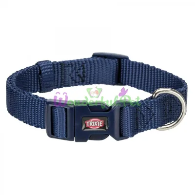 Trixie Premium Nylon Dog Collar M-L 35-55 cm / 20 mm (Blue) - 201613