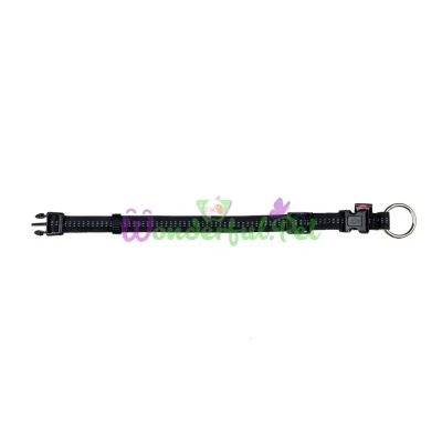Ошейник Trixie нейлоновый двойной Softline Elegance XS-S 25-30 см / 15 мм (черный)