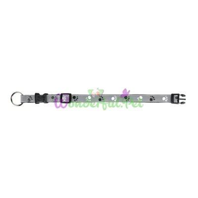 Нашийник Trixie світловідбивний Silver Reflect M-L 35-55 см / 20 мм (сірий)