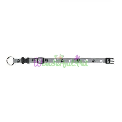 Trixie Silver Reflect Reflective Collar XS-S 22-35 cm / 15 mm (Grey)