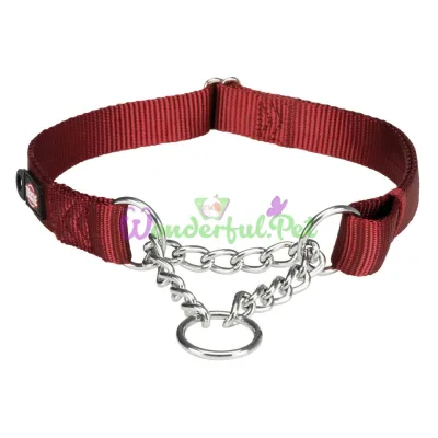 Ошейник-удавка Trixie с цепью Premium L-XL 45-70 см / 25 мм (красный) - 202900