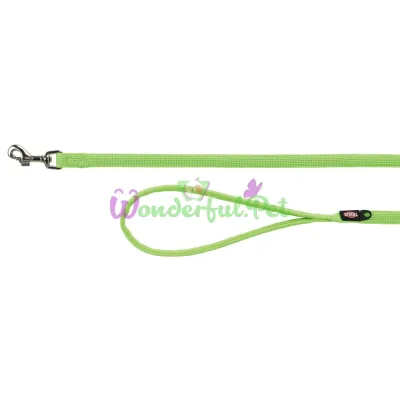 Поводок Trixie нейлоновый Comfort Soft XXS-S 1,20 м / 13 мм (зеленый)
