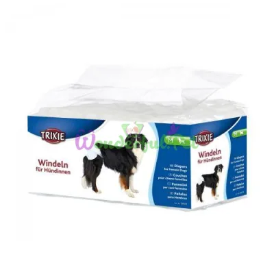 Trixie Female Dog Diapers 32-48 cm M 12 pcs