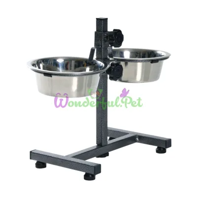 Trixie Dog Bowl Stand 2 x 750 ml / 15 cm, h=27 cm