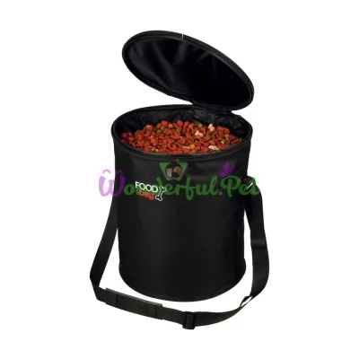 Сумка-контейнер для корма Trixie из нейлона 35 см / d=29 см (черная)
