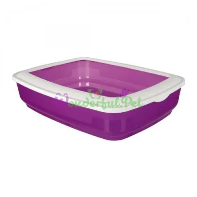 Trixie Cat Litter Tray with Rim Brisko 38 x 11 x 50 cm (plastic, assorted colors)