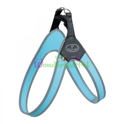 Шлея Trixie Pratiko Blue винил S-M 55 см