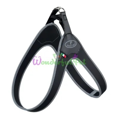 Шлея Trixie Pratiko Black винил XS 40 см
