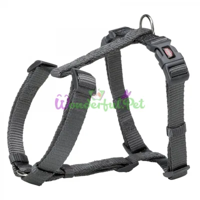 Trixie Premium Nylon Dog Harness S-M 42-60 cm / 15 mm (Grey)