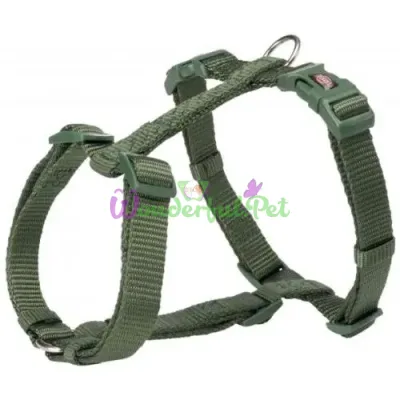 Trixie Premium Figure-8 Dog Harness M-L 52-75 cm / 20 mm (Green)
