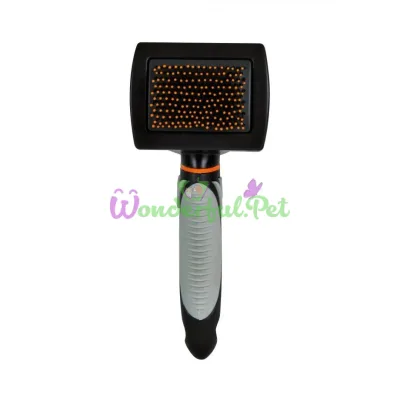 Trixie Slicker Brush with Plastic Handle and Protective Tips 7 cm / 16 cm