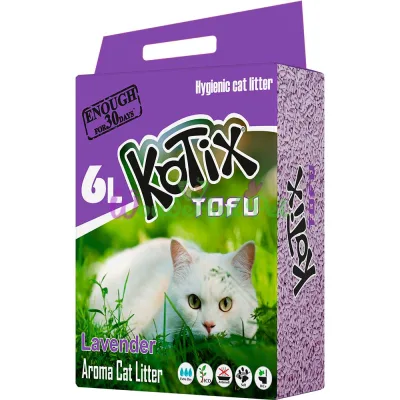 Наполнитель KOTIX TOFU Lavender 6 л
