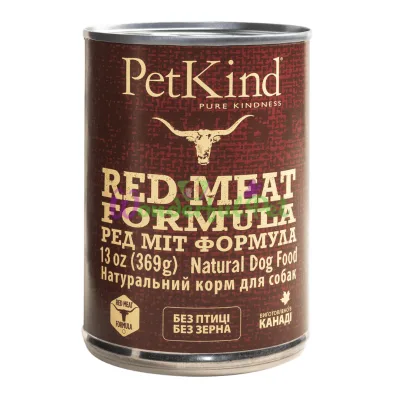 Натуральный влажный корм для собак PetKind Red Meat Tripe Formula 369 г