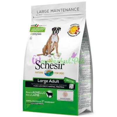 Сухой корм Schesir Dog Large Adult Lamb 12 кг