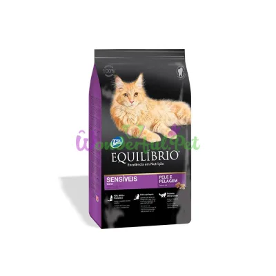 Сухой корм Equilibrio Cat для котов с проблемной кожей и чувствительным пищеварением 7.5 кг