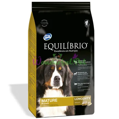 Сухой корм Equilibrio Dog для пожилых или малоактивных собак средних и крупных пород 15 кг
