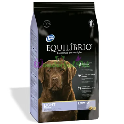 Сухой корм Equilibrio Dog низкокалорийный для собак средних и крупных пород 15 кг