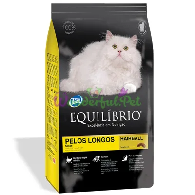 Equilibrio Cat ДЛЯ ДЛИННОШЕРСТНЫХ КОТОВ сухой корм для котов с длинной шерстью 7.5 кг