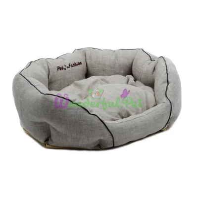 Лежак Pet Fashion Кантри 60x46x22 см серый