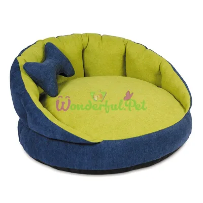 Лежак Pet Fashion Шарм 54x54x27 см синий