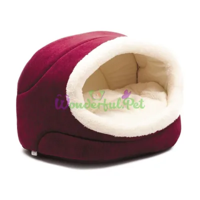 Домик Pet Fashion Комфорт 42x28x27 см бордовый