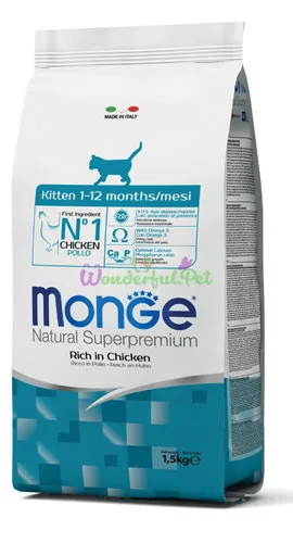 Сухий корм MONGE CAT Kitten Chicken 5 кг відро