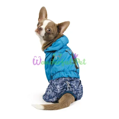 Дождевик для собак Pet Fashion КЛАЙД S-2 голубой