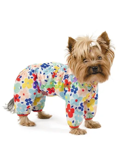 Pet Fashion Bonnie S Floral Raincoat for Dogs