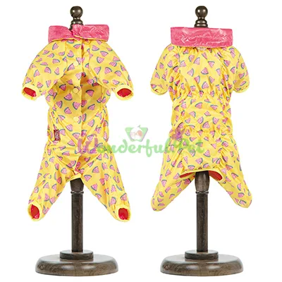 Pet Fashion Bonnie S-2 Watermelon Raincoat for Dogs