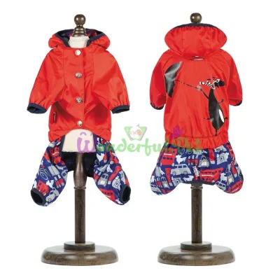 Дощовик для собак Pet Fashion КЛАЙД S червоний