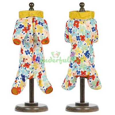 Pet Fashion BONNY M Floral Dog Raincoat