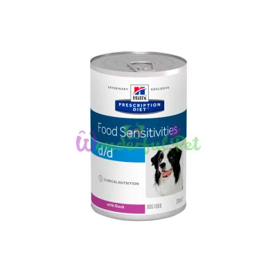 Влажный корм Hills Prescription Diet Canine D/D Food Sensitives Dog Duck 370 г