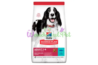 Сухой корм Hills Science Plan Adult Medium Breed Dog Tuna Rice 2.5 кг