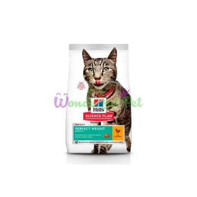 Π‘ΡΡ
ΠΎΠΉ ΠΊΠΎΡΠΌ Hills Science Plan Adult Perfect Weight Cat Chicken 2.5 ΠΊΠ³
