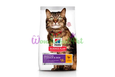 Сухой корм Hills Science Plan Adult Sensitive Stomach Skin Cat Chicken 7 кг