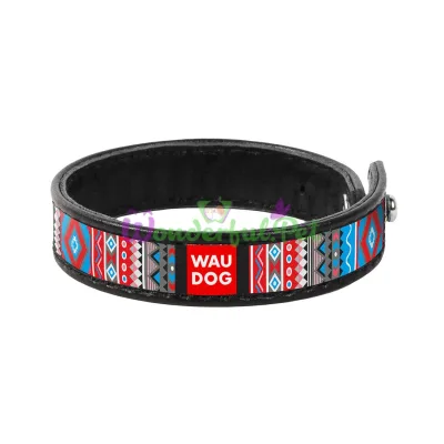 Браслет WAUDOG Design, рисунок Этно 15 мм 18-20см Черный
